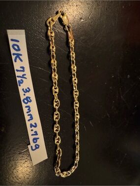 10K Gold Chain Bracelet - Yellow Gold